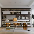 Modern study 3d model