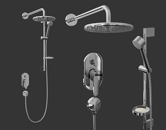 Modern Shower 3d model