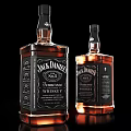 Jack Daniel's Tennessee Whiskey Bottles And Glasses With Drinks On