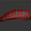 Stylish Red Plaid Hat Design Featuring Classic Checkered Pattern For Daily Fashion Use