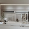 Modern Clothing Store Interior Featuring Racks With Hanging Apparel And Decorative Items