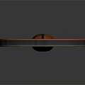 Professional Table Tennis Racket With Black Rubber Surface And Wooden Handle Grip