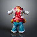 Stylish Casual Outfit With White Jacket Red Top Blue Pants And White Cuffed Hems