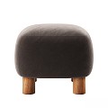 sofa stool pouf 3d model