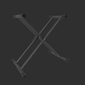 Sturdy X Shaped Folding Stand For Musical Instruments And Art Supplies