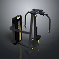 Heavy Duty Commercial Gym Fitness Machine With Adjustable Handles And Padded Seat