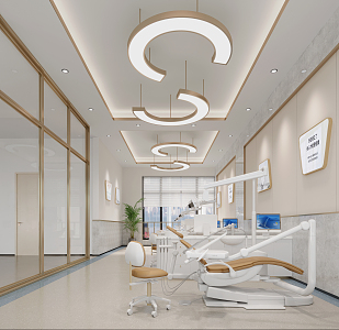 Dental consulting room Modern consulting room 3d model