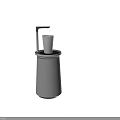 Modern Stainless Steel Daily Electrical Appliances With Glass Cups And Faucet Design