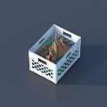 Storage basket toolbox storage box 3D model 3d model