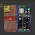 Apple Rose Gold Smartphone With Camera Setup And Display Screen App Icons