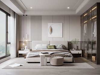 Modern Bedroom 3d model