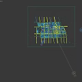 Aerial View Planning of Modern Residential Community With Green Spaces and Road Networks