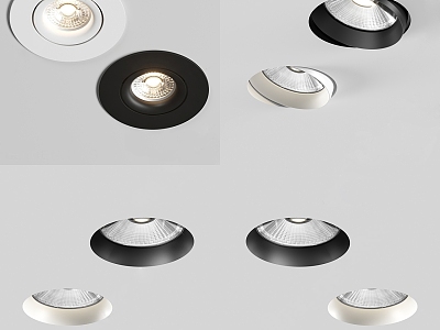 Modern Downlight Recessed Downlight Spotlight 3d model