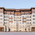 New Chinese-style Residential Building New Classical Multi-storey House 3d model