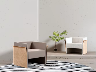 modern sofa chair 3d model
