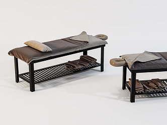 New Chinese Massage Bed 3d model