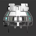Sci-fi Cockpit Spaceship Cockpit Sci-fi Capsule Space Capsule Hibernation Cabin Freezing Cabin Rest Cabin 3d model