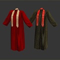 Academic clothing, clothing, daily necessities, daily necessities 3d model