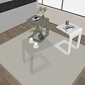 Modern side a few side a few corner a few 3d model