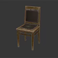 Accent Chair with Wooden Frame Leather Upholstery Modern Minimalist Design and Natural Wood Grain