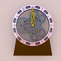 Collectibles planetary gear clock gear bits 3d model