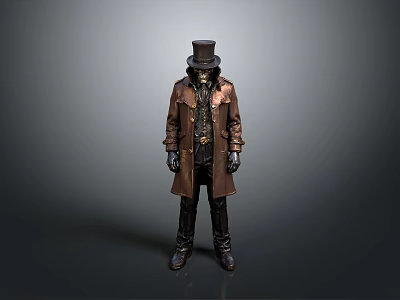 steampunk gentleman steampunk style man 3d model steampunk gentleman steampunk style man 3d model
