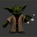 Modern game character Yoda Yoda Master Gloro Ancient Star Wars 3d model