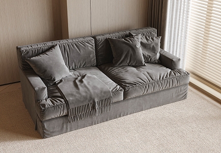 Double sofa 3d model