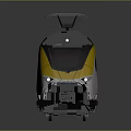 Long Modern Train With Multiple Connected Carriages Sleek Exterior And Aerodynamic Design 3d model