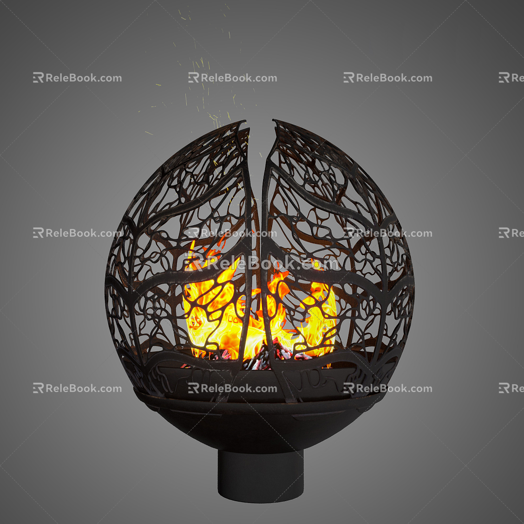 Jane Ou Stove Table Lamp 3d model