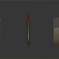 Scene Components Including Red Door Metal Fence Grid Gates And Wall Panels
