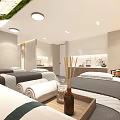 Hospital Outpatient Clinic Interior With Comfortable Waiting Area And Medical Consultation Facilities