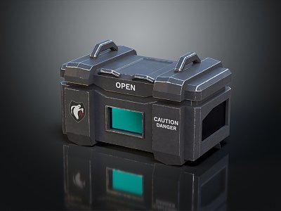 Modern Toolbox Sci-Fi Box Military Box 3d model