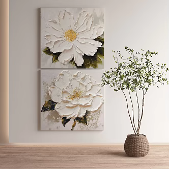decorative painting 3d model