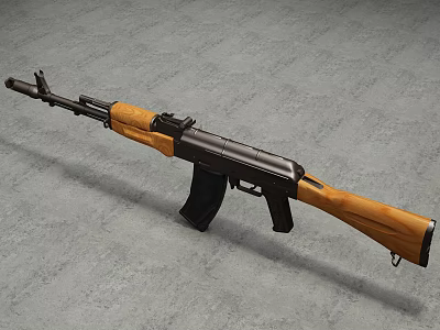 Modern Gun Machine Gun 3d model