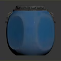 Blue 50L Plastic Barrel With Secure Lid For Industrial Storage Equipment
