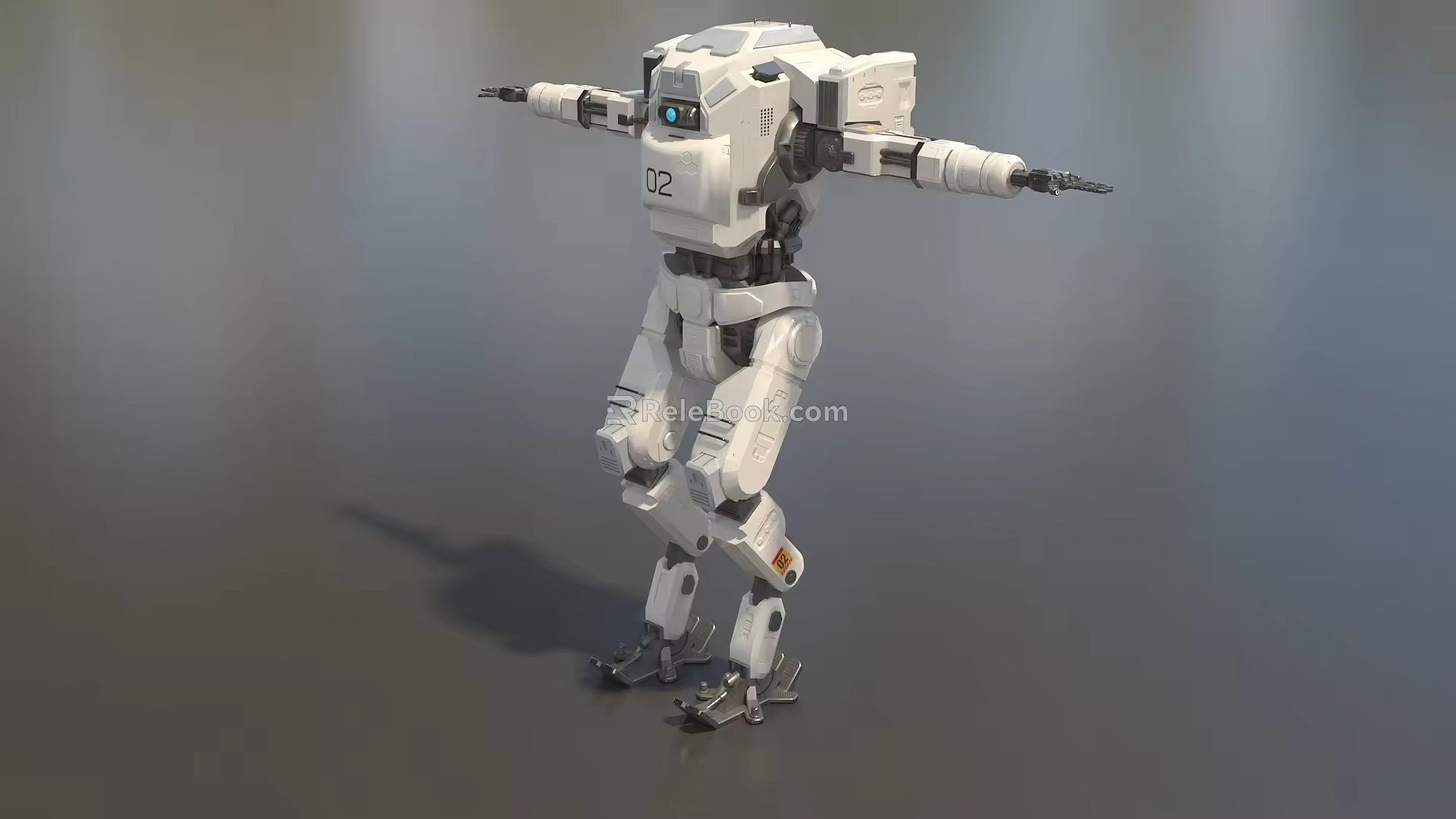 Robot AI Intelligent Robot Artificial Intelligent Robot Low Face Number Low Model Simple Model Game Sub-era Film and Television Level Super Realism 3d model