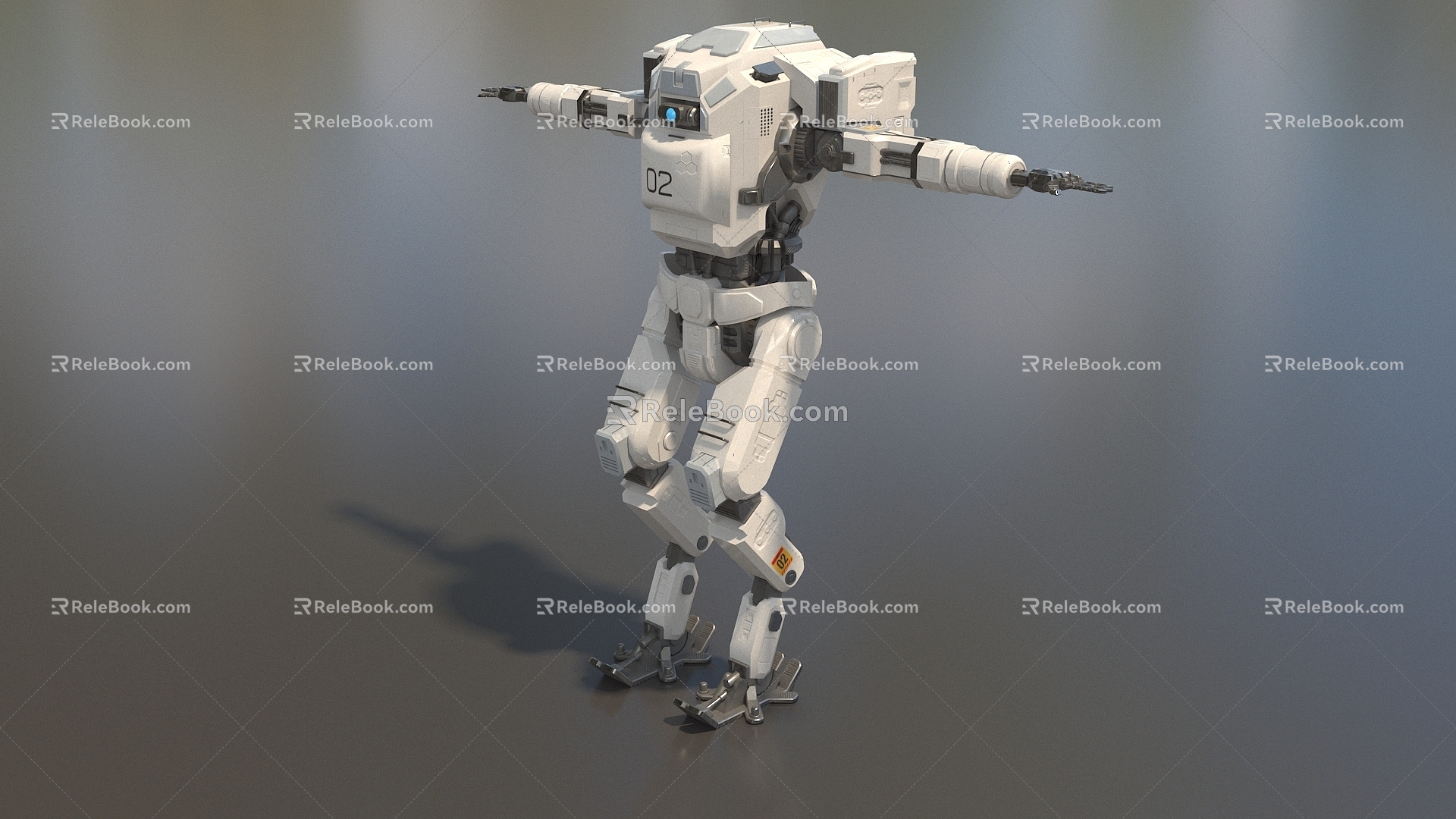 Robot AI Intelligent Intelligent Robot Artificial Intelligent Robot Low Face Number Low Model Simple Model Game Sub-era Film and Television Level Super Realism 3d model