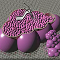 Interactive Play Area With Cloud Shaped Pink Ball Pit White Slide Ladder And Decorations