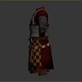 Ancient Warrior Upper Body Armor With Metal Scales Leather Straps And Long Sleeves