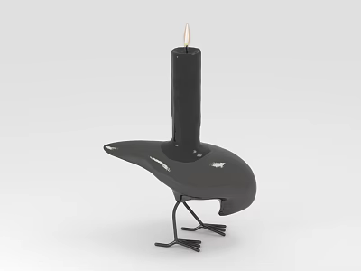 Modern Candlestick Bird Candlestick 3d model