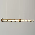 Modern Gold Circular Ring Chandelier With Sleek Hanging Design For Contemporary Spaces