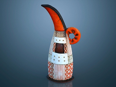 Modern Kettle Indian Kettle African Indigenous Household Kettle Thermos 3d model