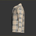 Shirt Shirt Long Sleeve Shirt Flower Shirt Plaid Shirt Thin Shirt Spring and Summer Clothing Summer Clothing Spring Clothing 3d model