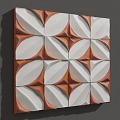 Three-dimensional wall decoration 3d model