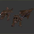 Transformers Gauda Warrior Gauda Mech Warrior Mech Soldier Machine Armor Mechanical Armor 3d model
