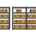 modern shelf 3d model