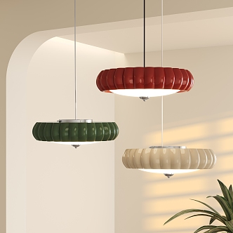 Modern chandelier 3d model