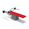 Sturdy Green And Black Fitness Parallel Bars For Strength Training Workouts