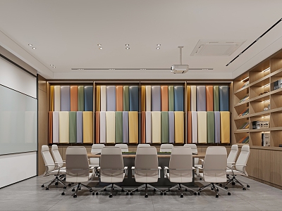 Modern Meeting Room Leather Showroom Meeting Room model